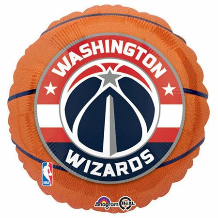 GOLDENGIFTS Helium Washington Wizards Flat Foil Balloon GO3587443